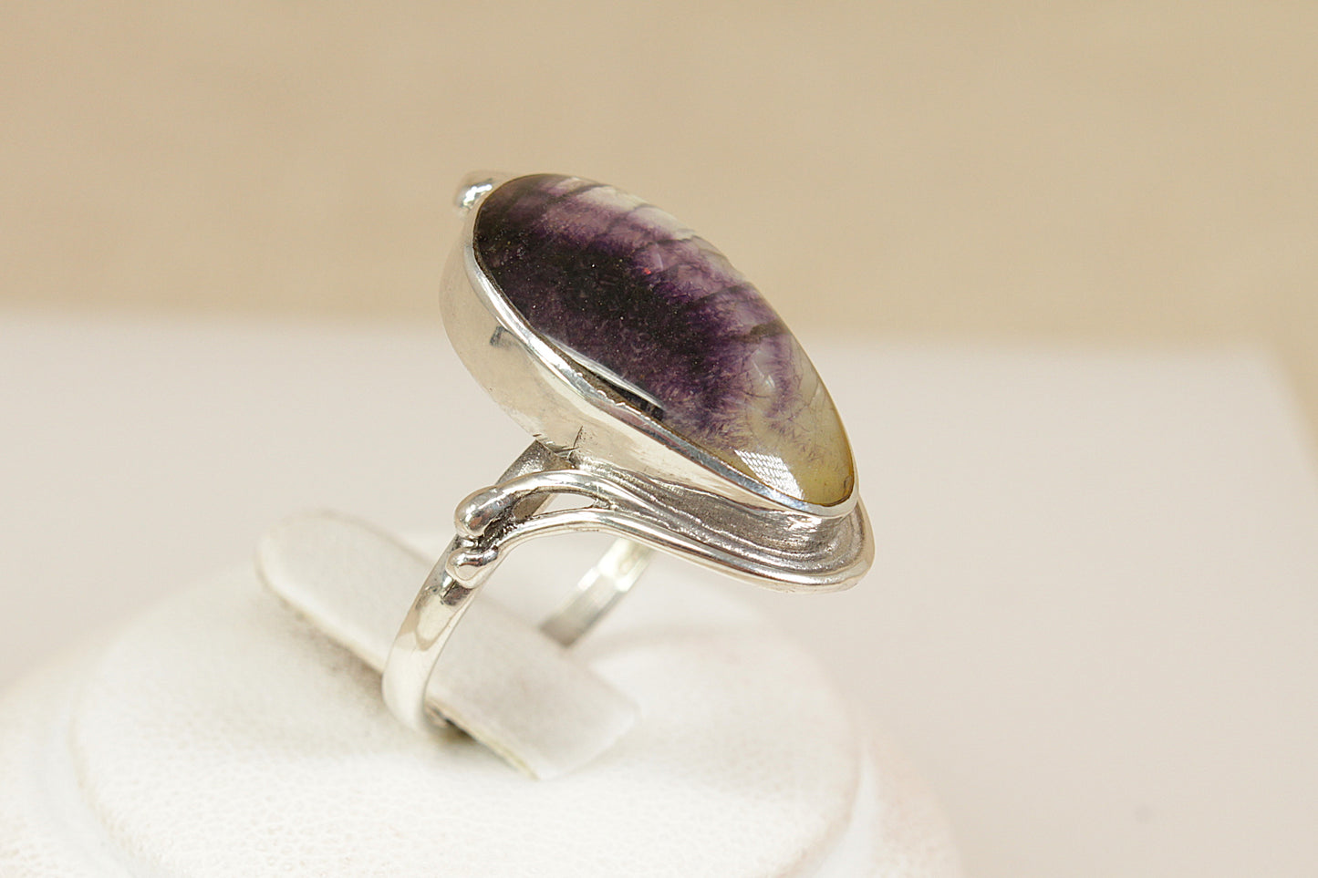 Derbyshire Blue John Statement Ring