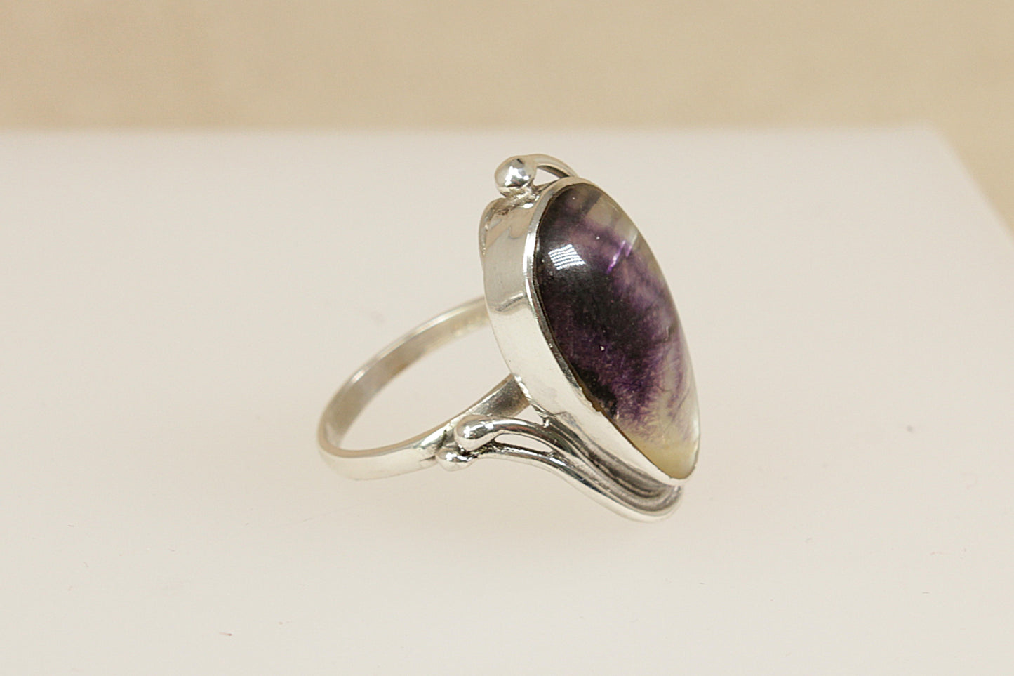Derbyshire Blue John Statement Ring
