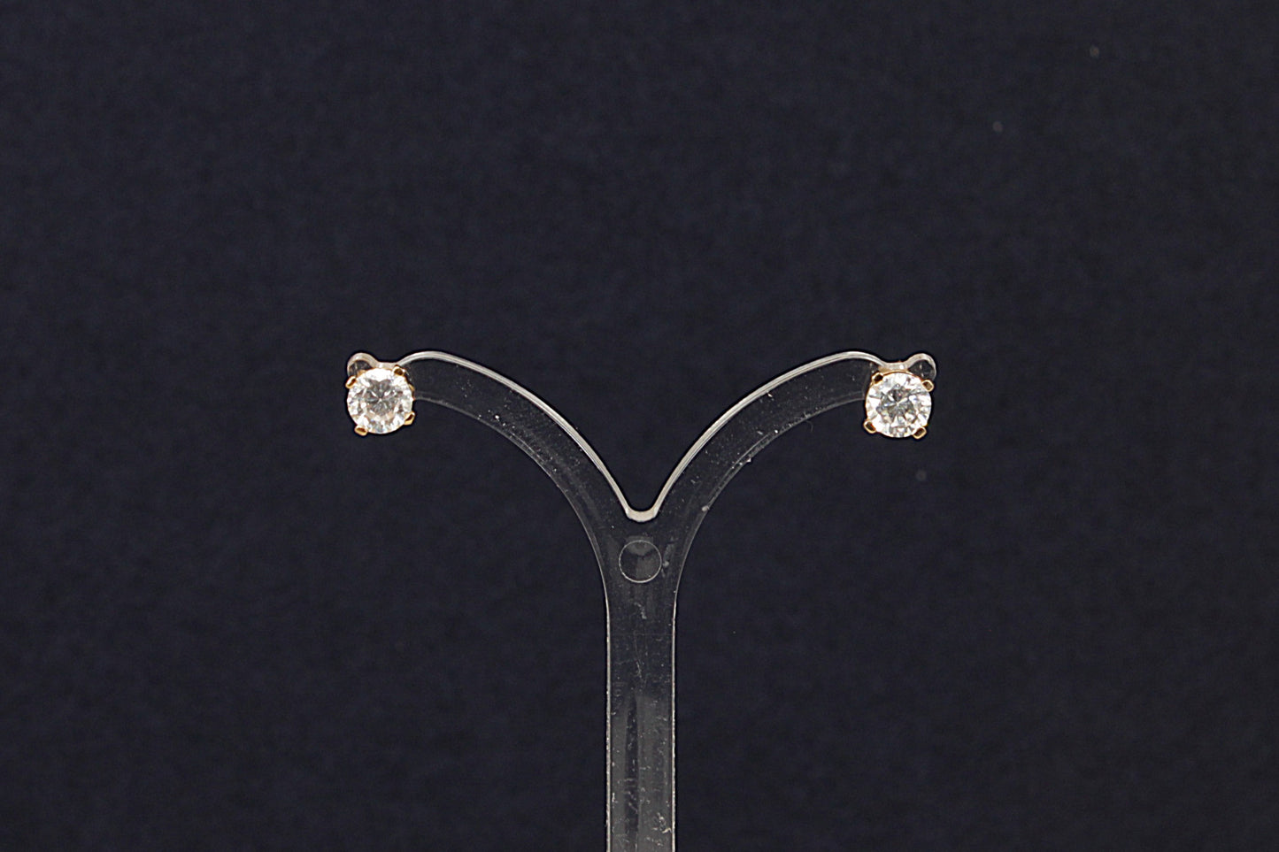 9ct Gold Crystal Pendant, Necklace and Earring Set