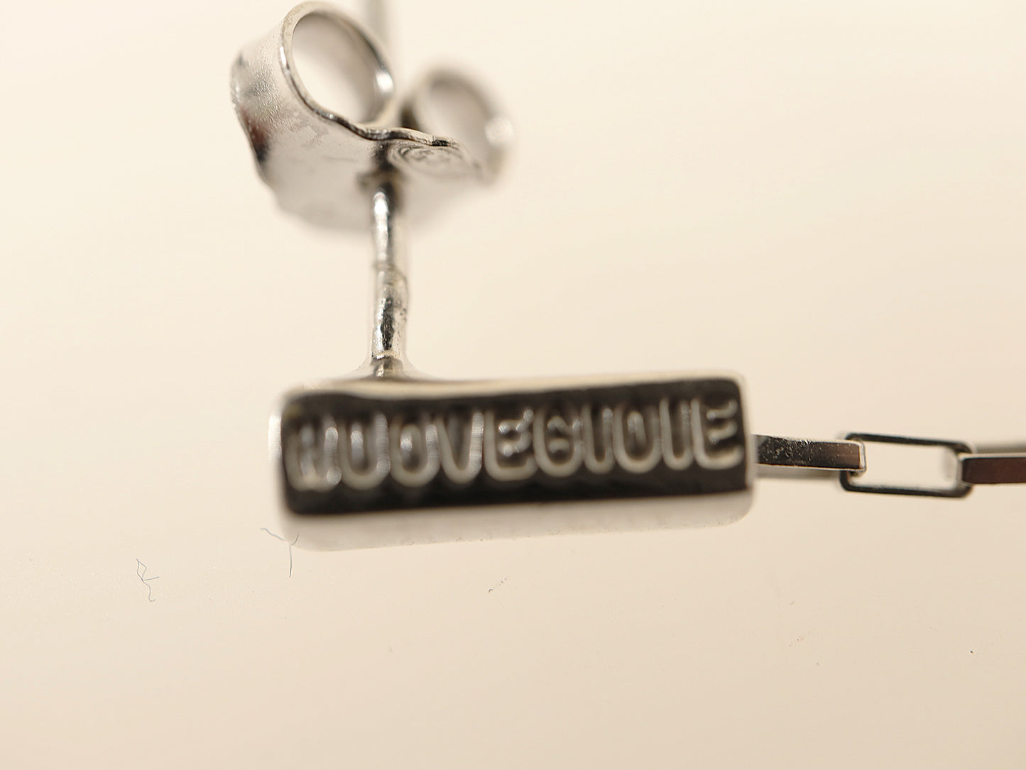 Italian Silver Designer Drop, Dangly Earrings
