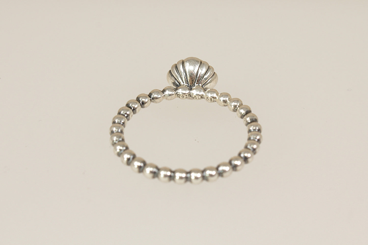 Silver Pandora Peridot Solitaire Ring