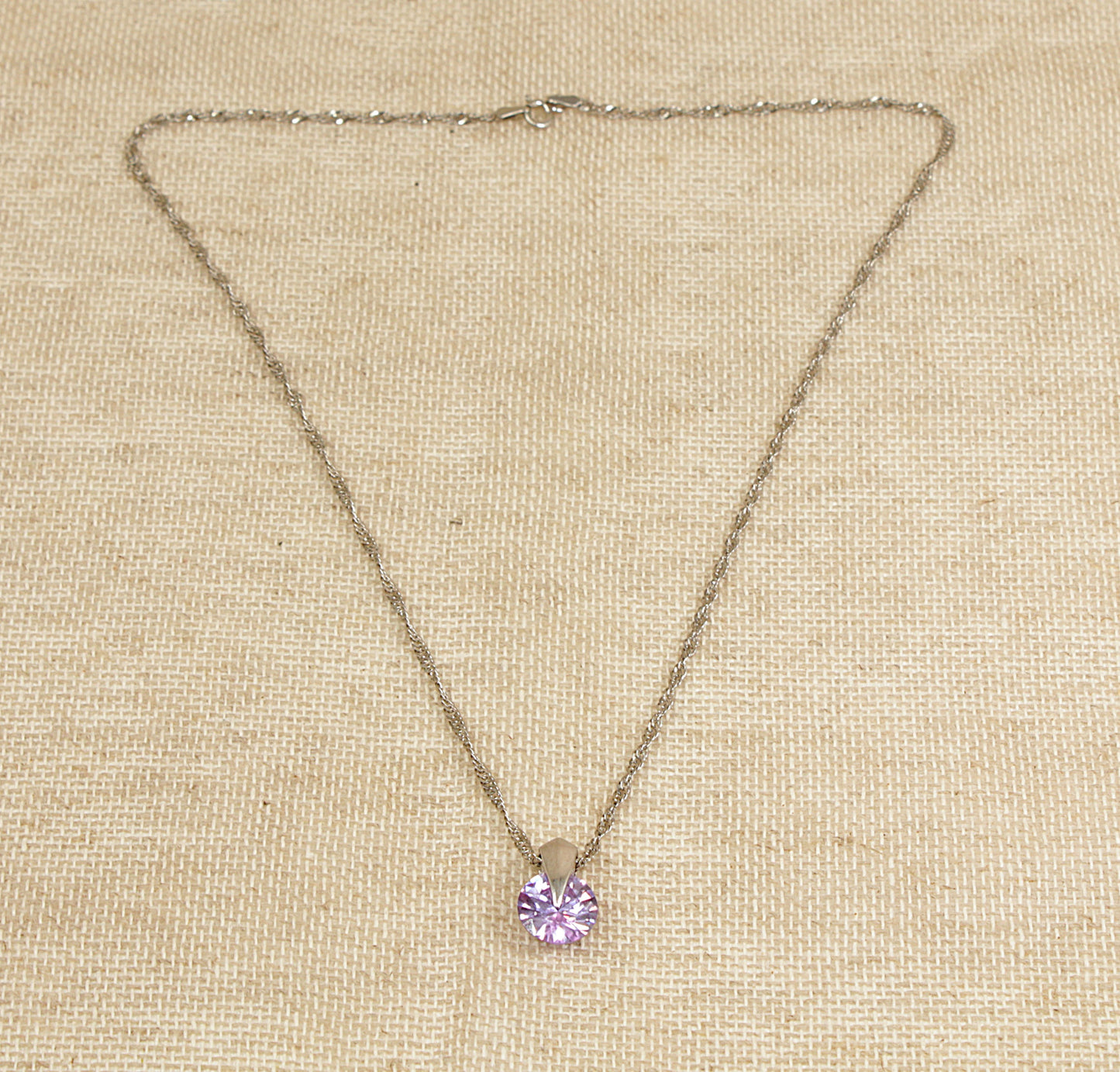 Silver Mystic Crystal pendant Necklace