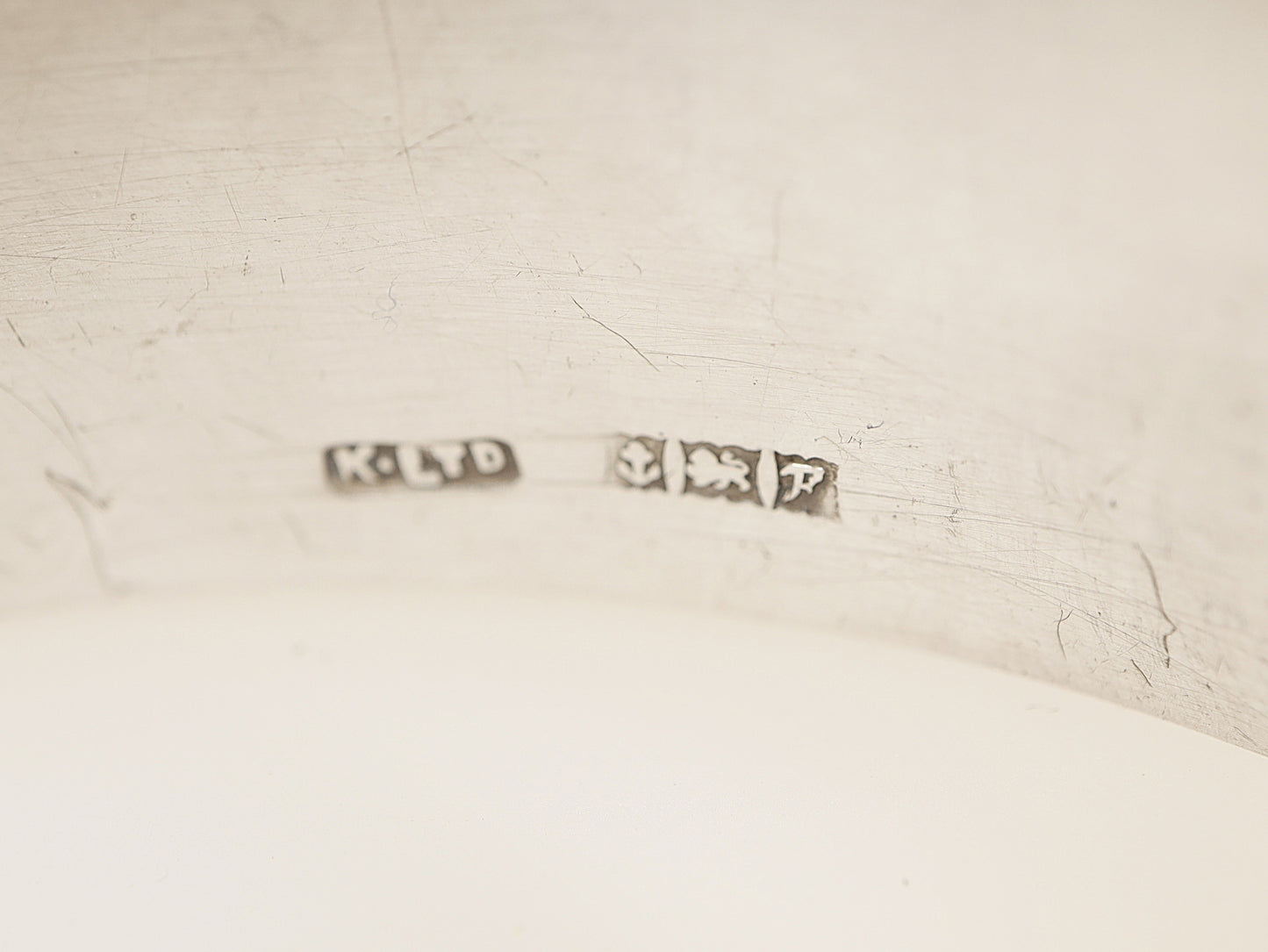 Vintage Silver Hinged Bangle