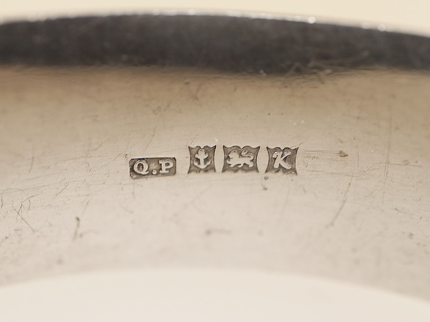 Vintage Silver Hinged Bangle