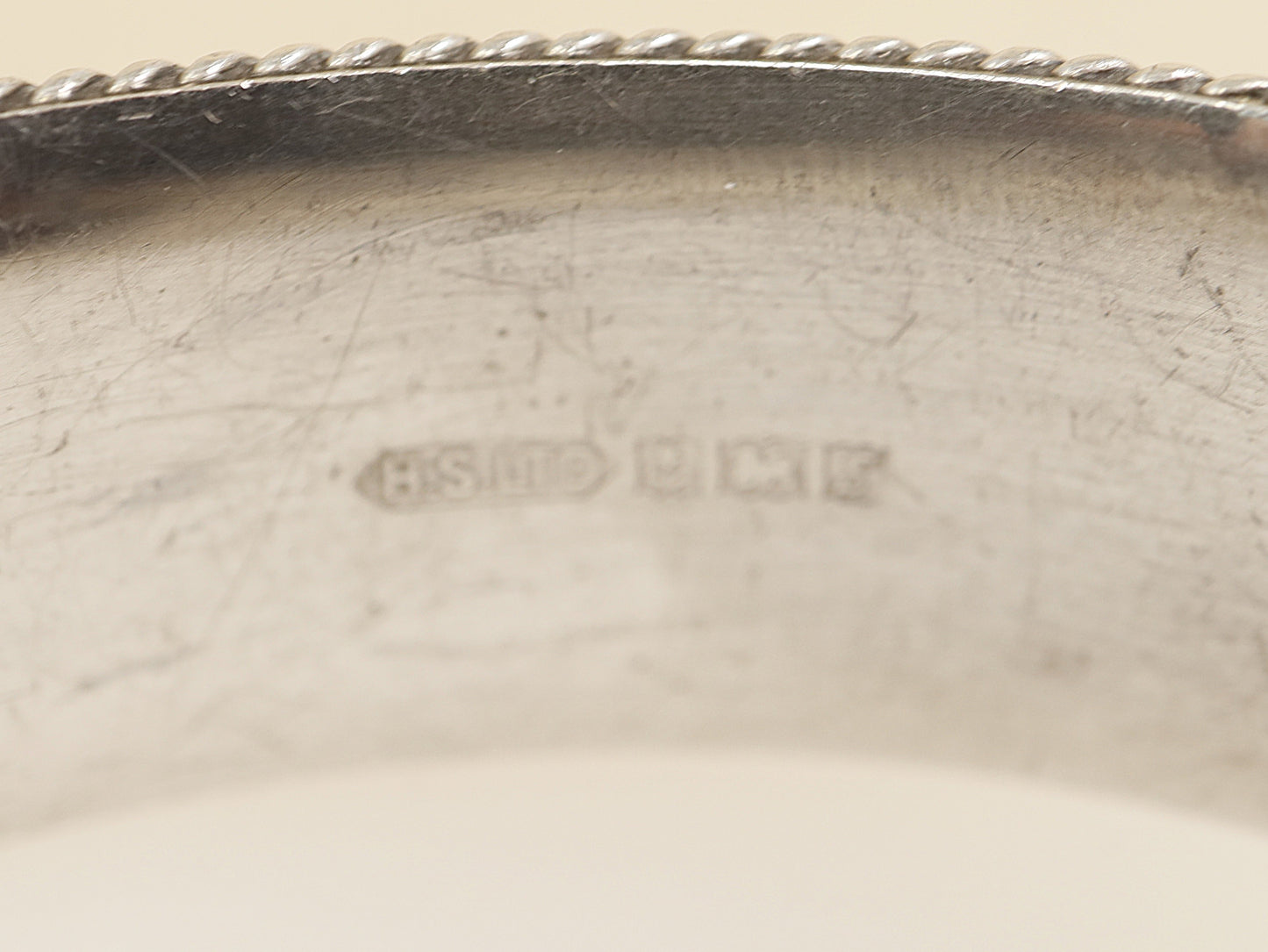 Vintage Silver Hinged Cuff Bangle