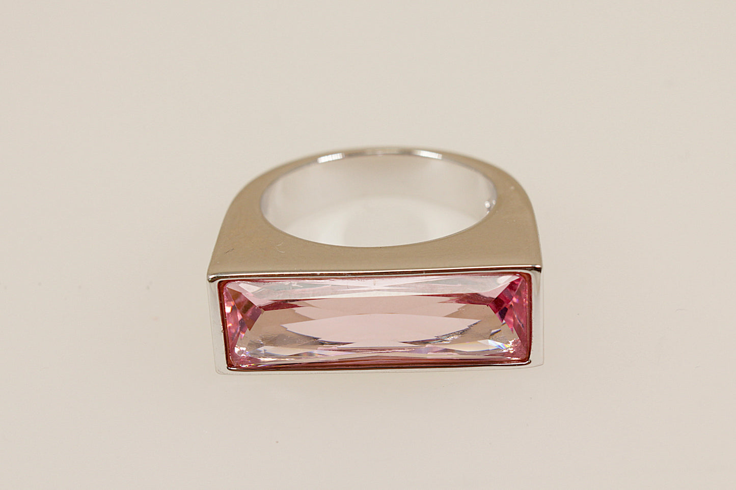 Swarovski Pink Crystal Statement Ring
