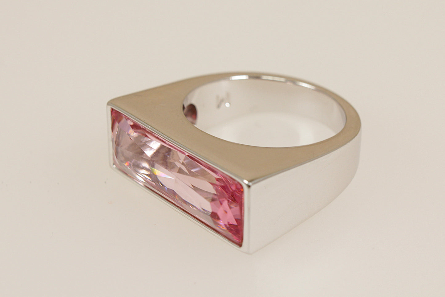 Swarovski Pink Crystal Statement Ring