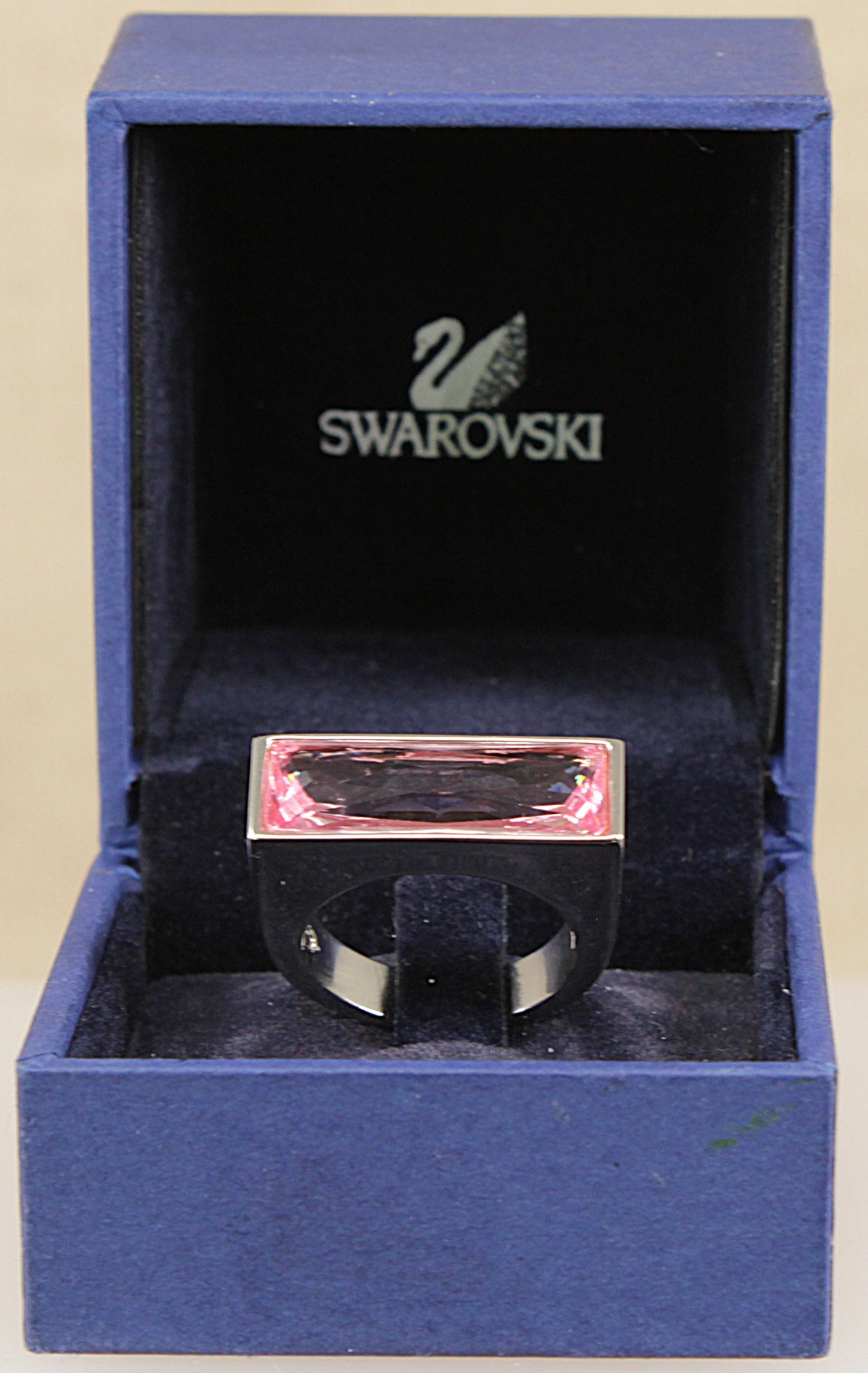 Swarovski Pink Crystal Statement Ring