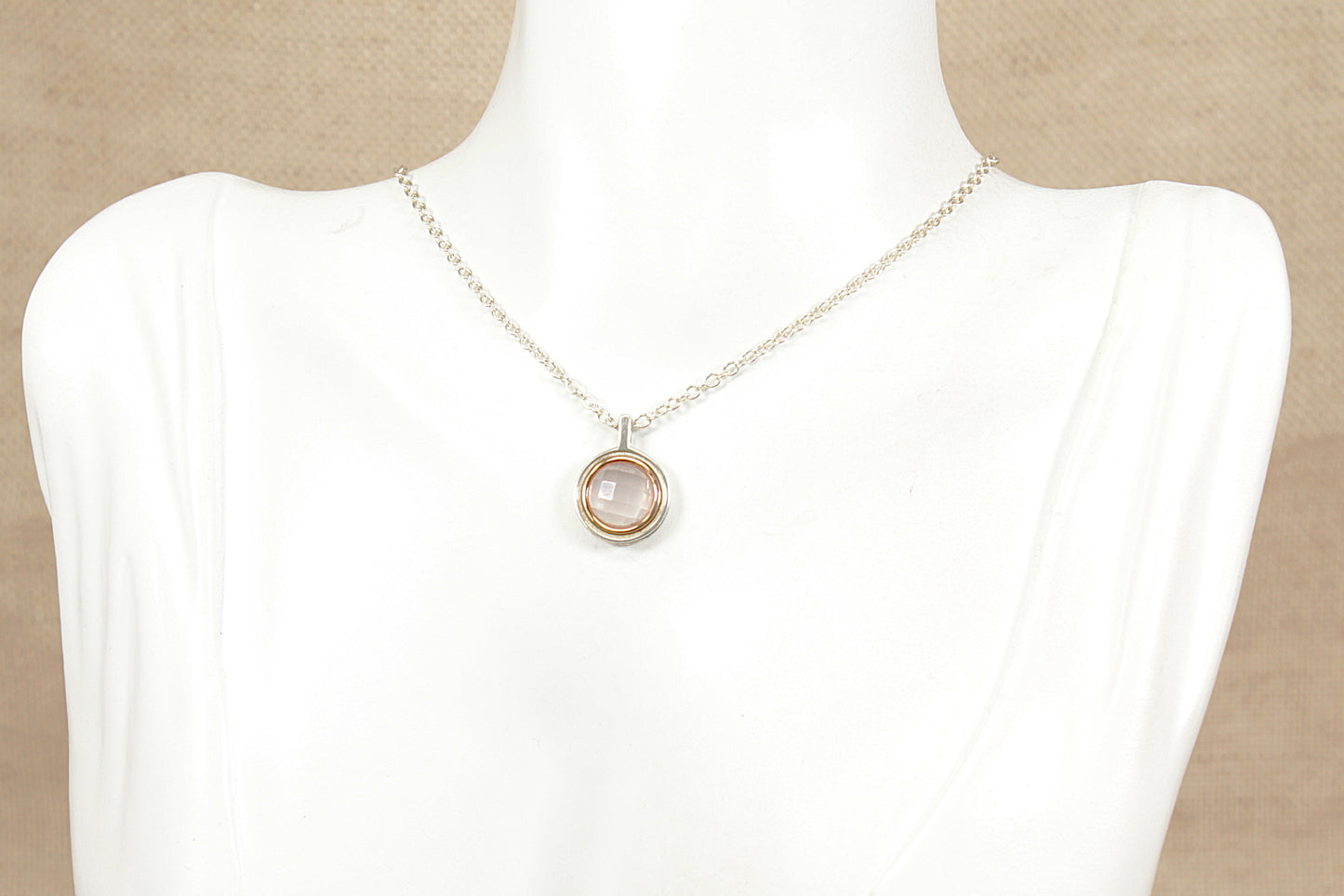 Clogau Silver and Gold Pendant and Chain Necklace