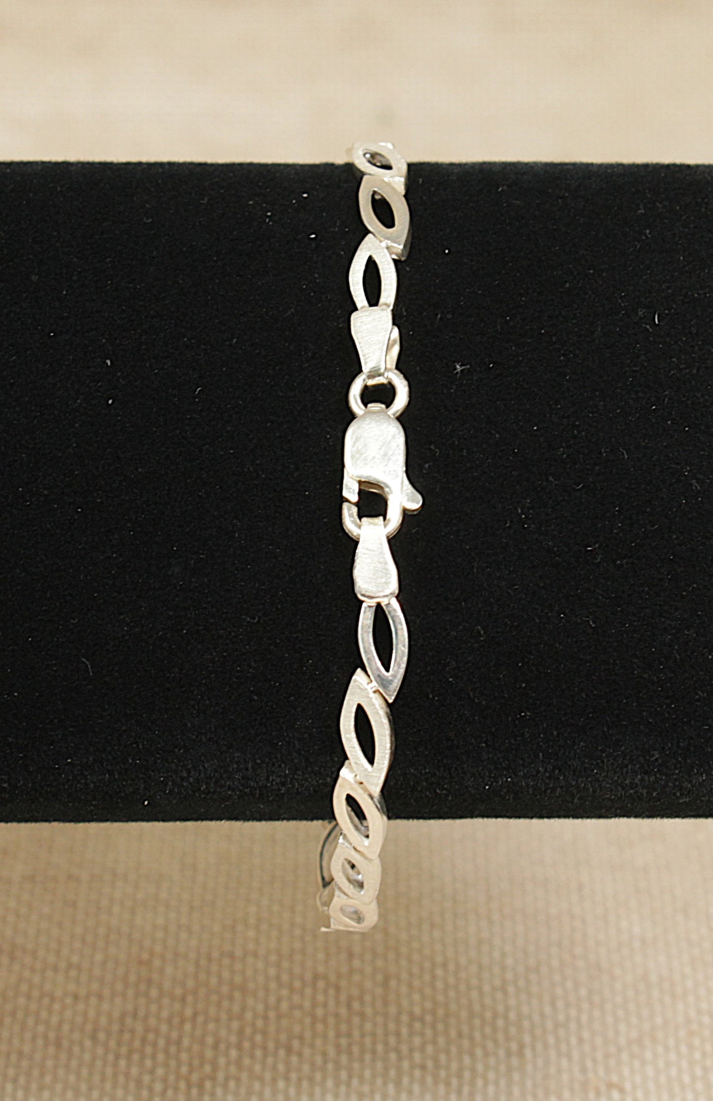 Silver Marquis Link Bracelet