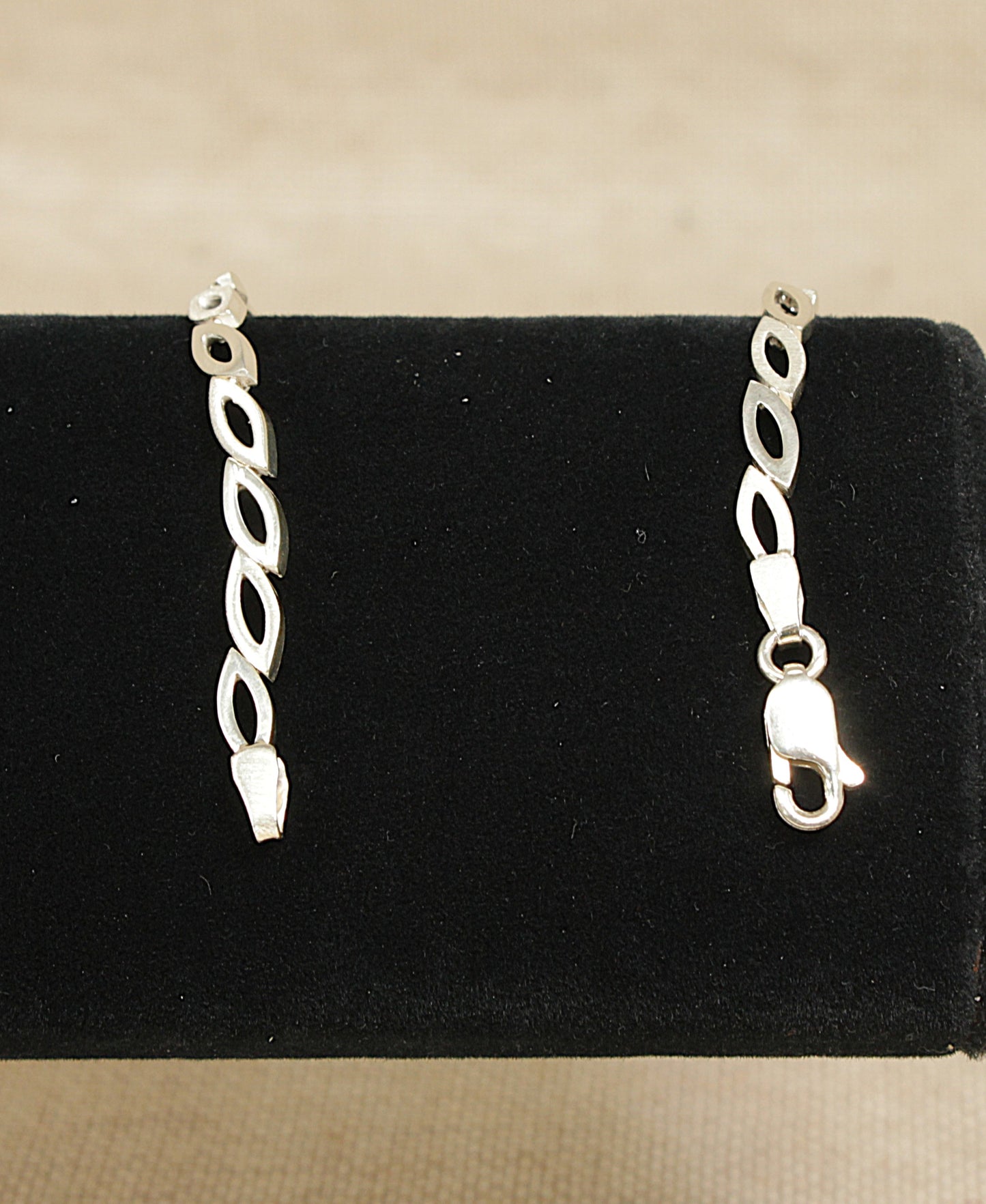 Silver Marquis Link Bracelet