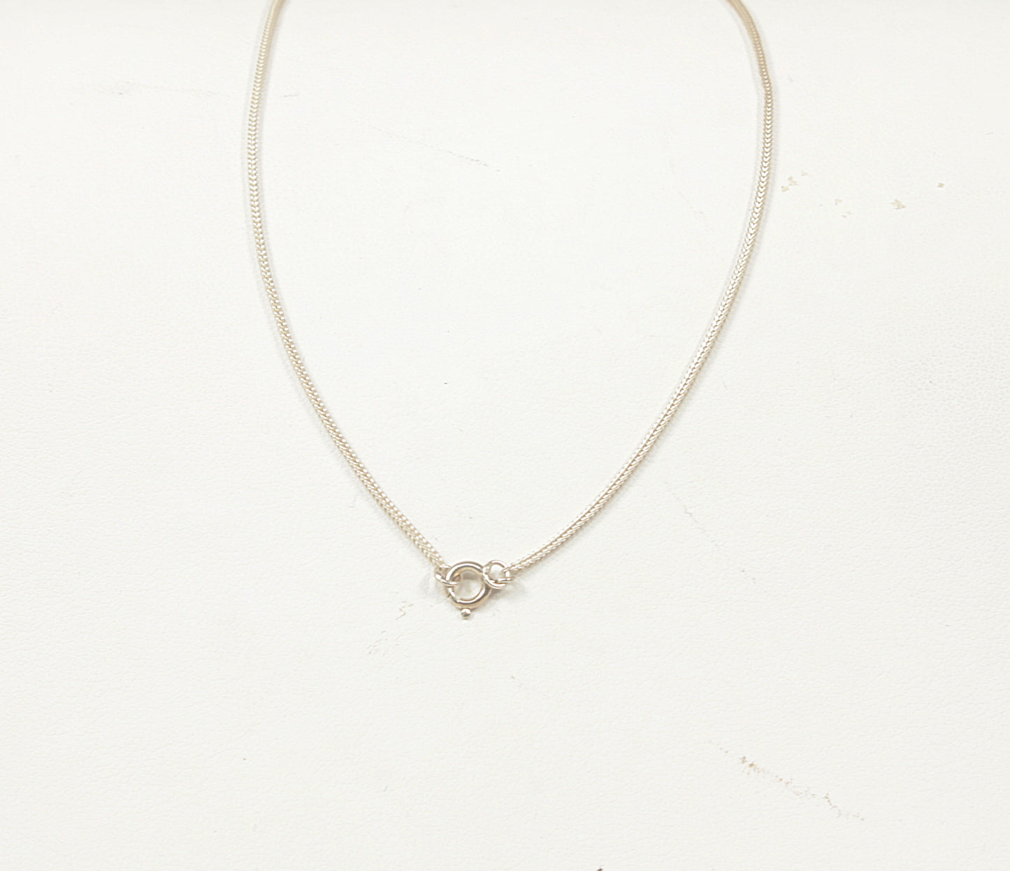 Silver Necklet Necklace and Earring Set