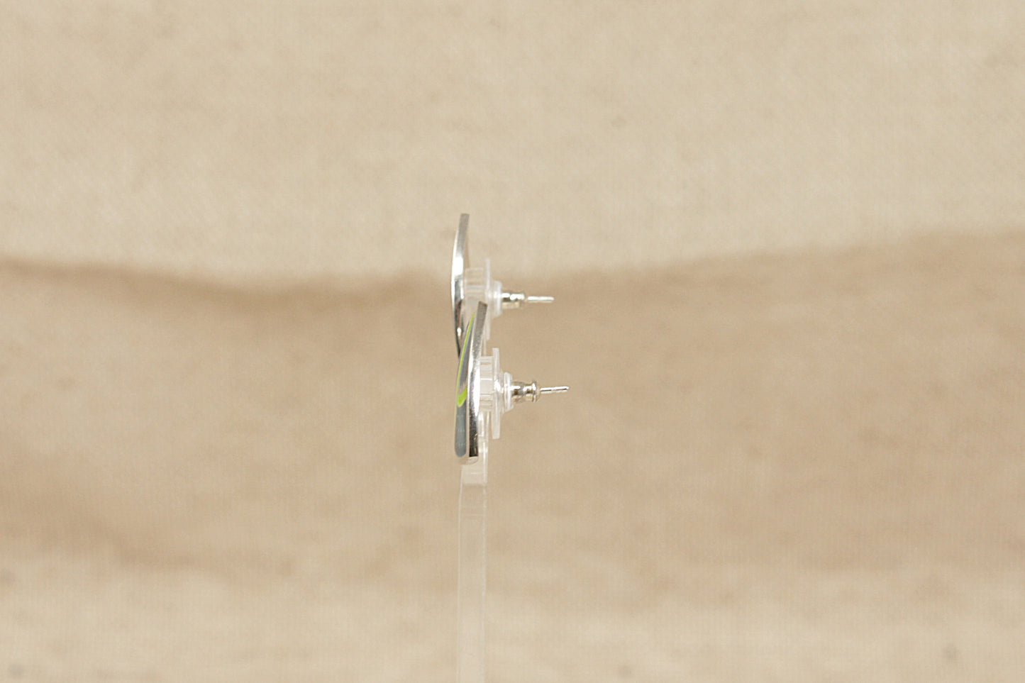 Silver Necklet Necklace and Earring Set