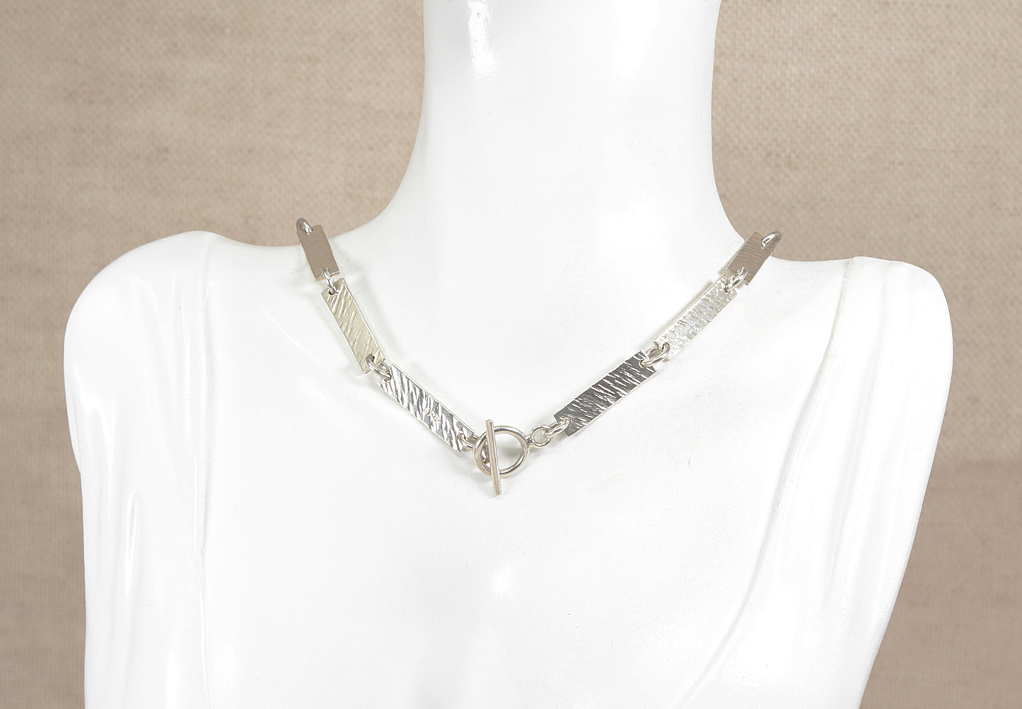 A Sterling Silver Link Necklace