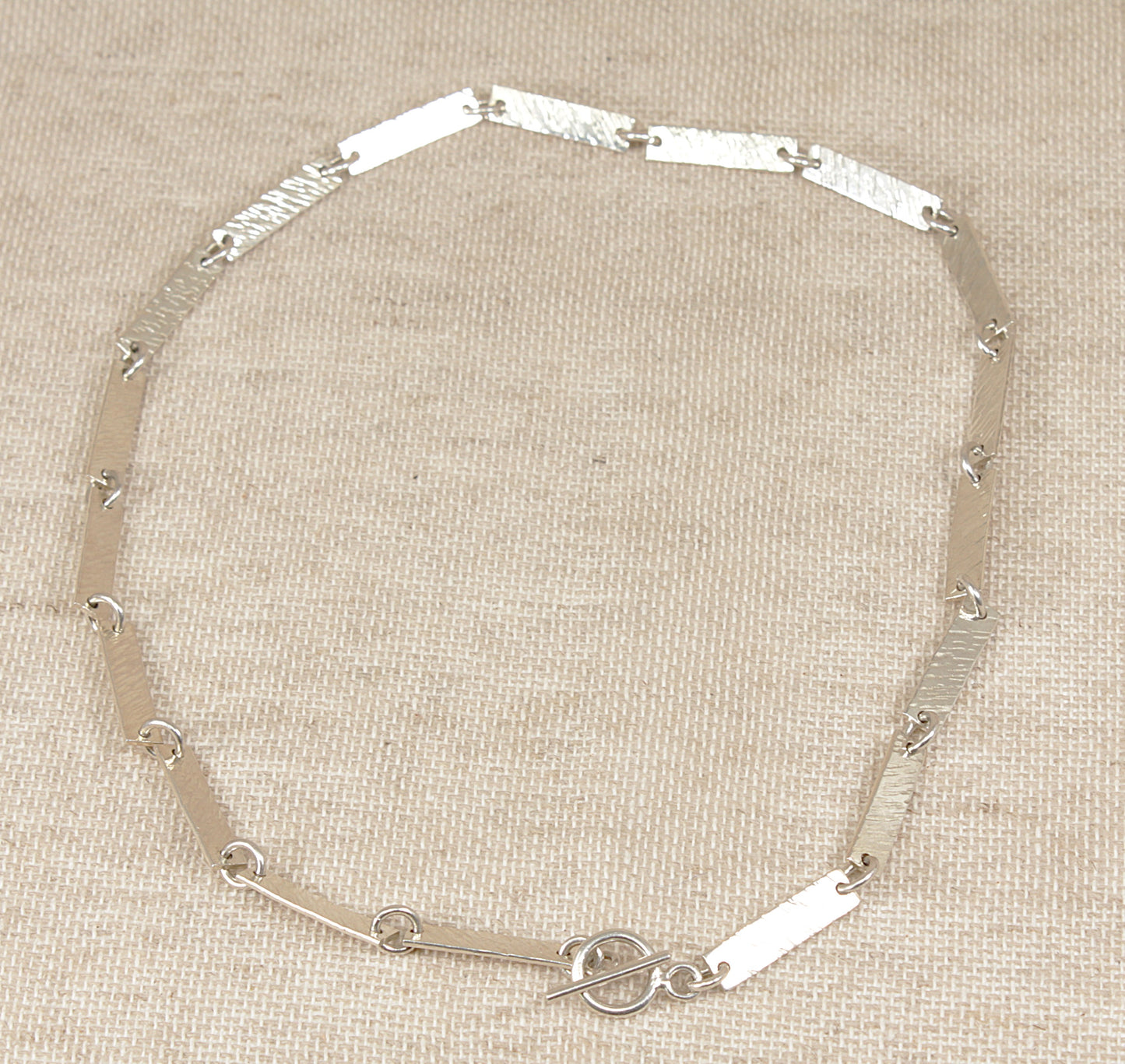 A Sterling Silver Link Necklace