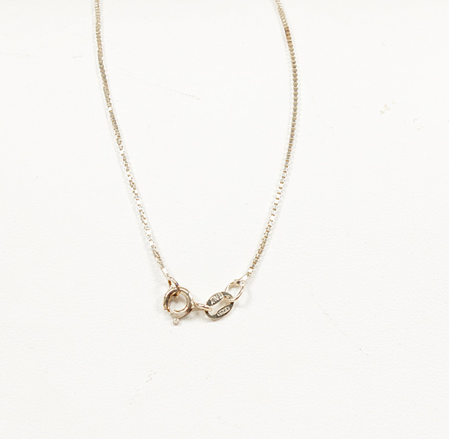 Silver and Gold Sapphire Pendant Necklace