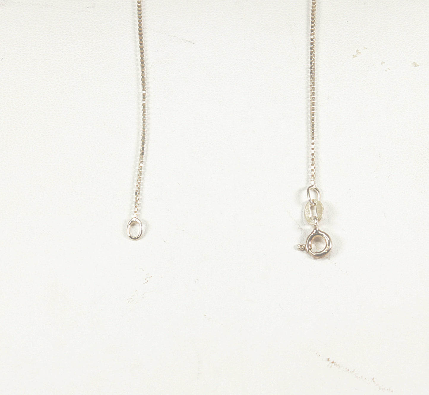 Silver Blue Sapphire Pendant Necklace