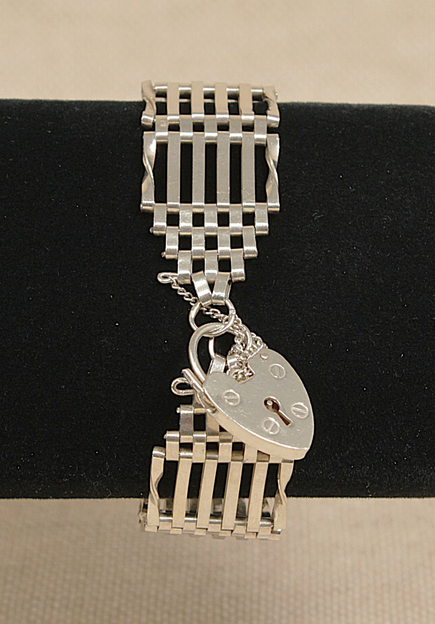 Classic Vintage Silver ‘Gate’ Bracelet