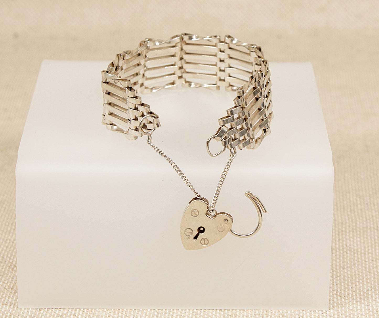 Classic Vintage Silver ‘Gate’ Bracelet