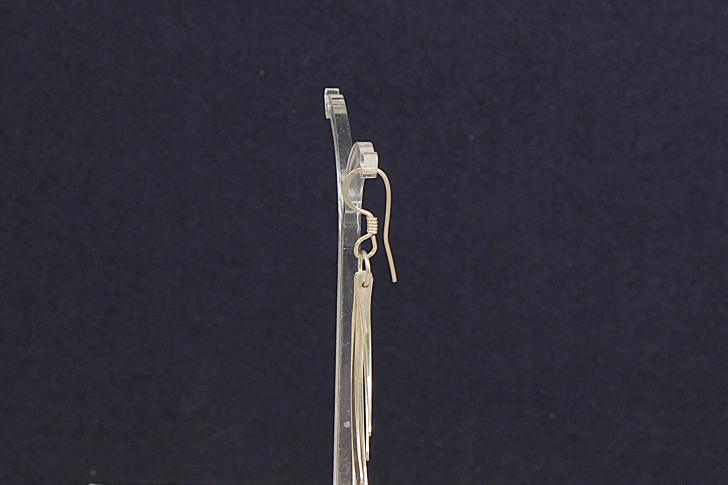 Silver Italian Designer Drop Earrings