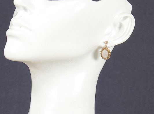 9ct Gold Opal Earrings
