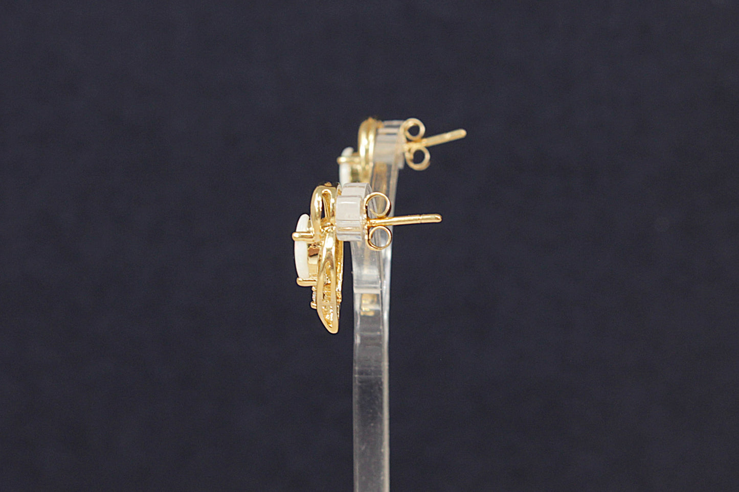 9ct Gold Opal Earrings
