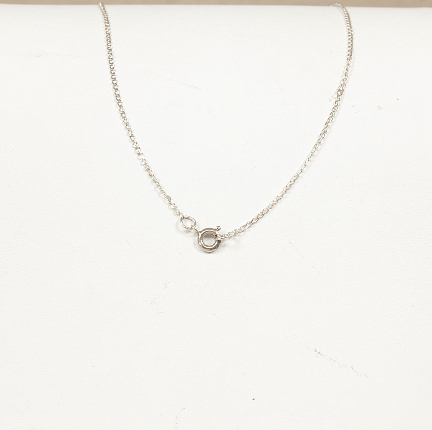 Antique Art Nouveau Large Hematite Pendant and Chain Necklace