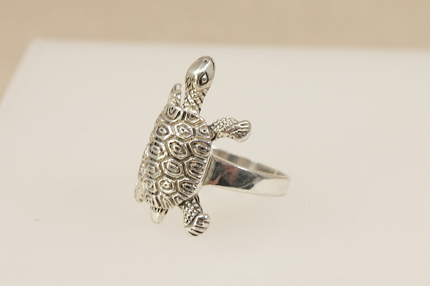 Sterling Silver Turtle Ring
