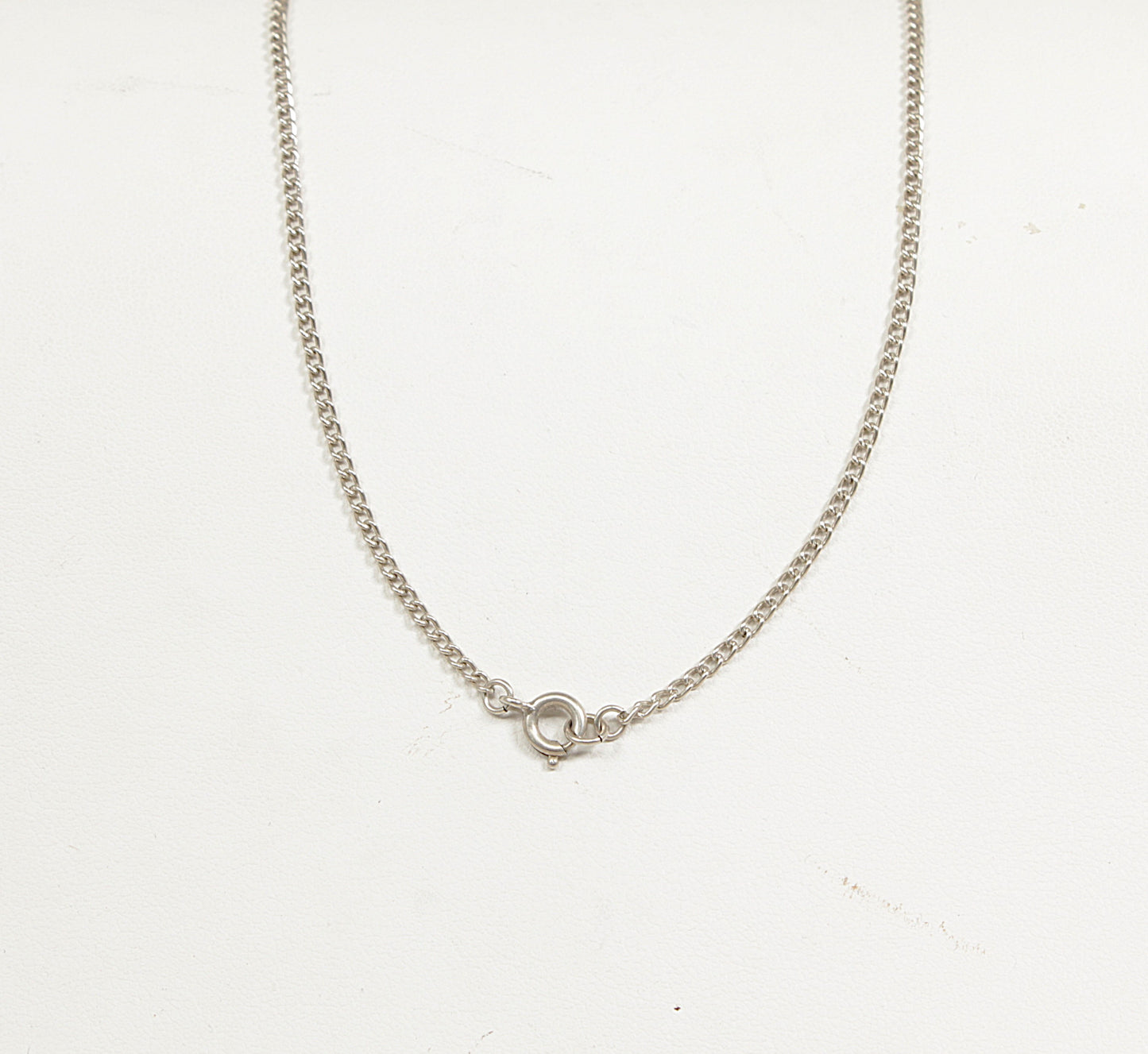 Silver Amethyst and Peridot Pendant and Chain Necklace