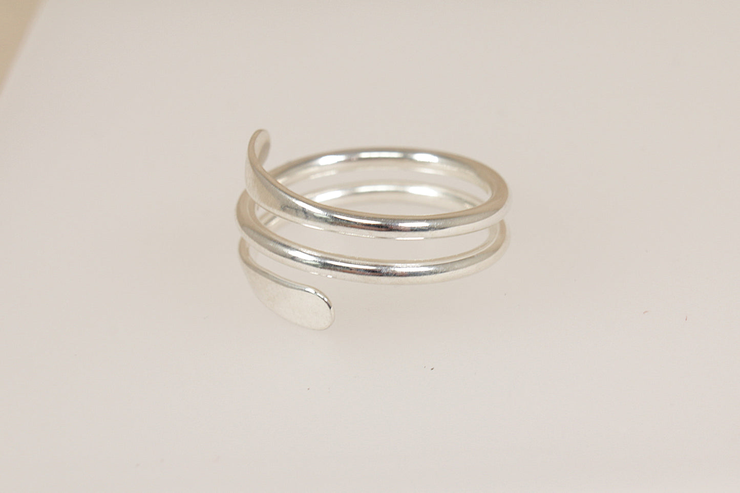 Silver Designer Coil Twist Ring