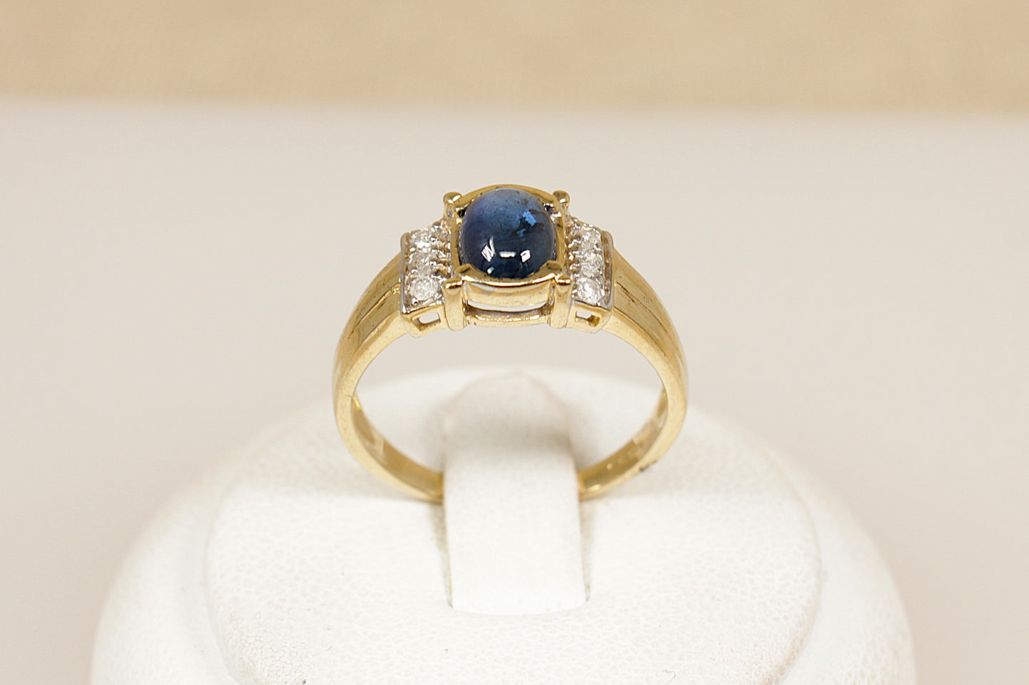 9ct Sapphire and Diamond Ring
