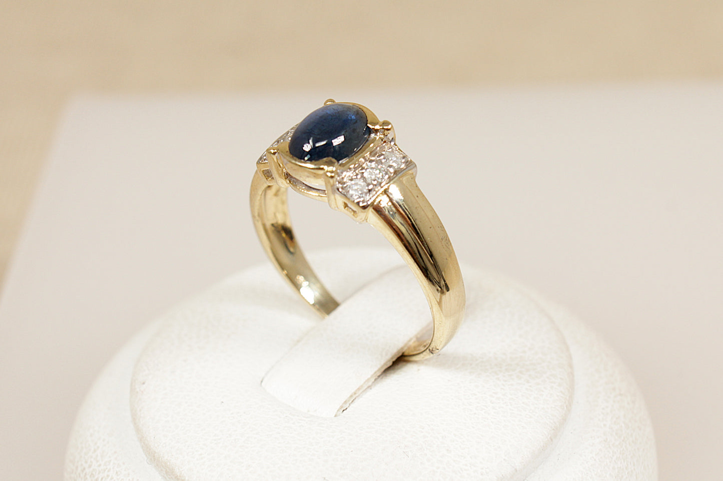 9ct Sapphire and Diamond Ring