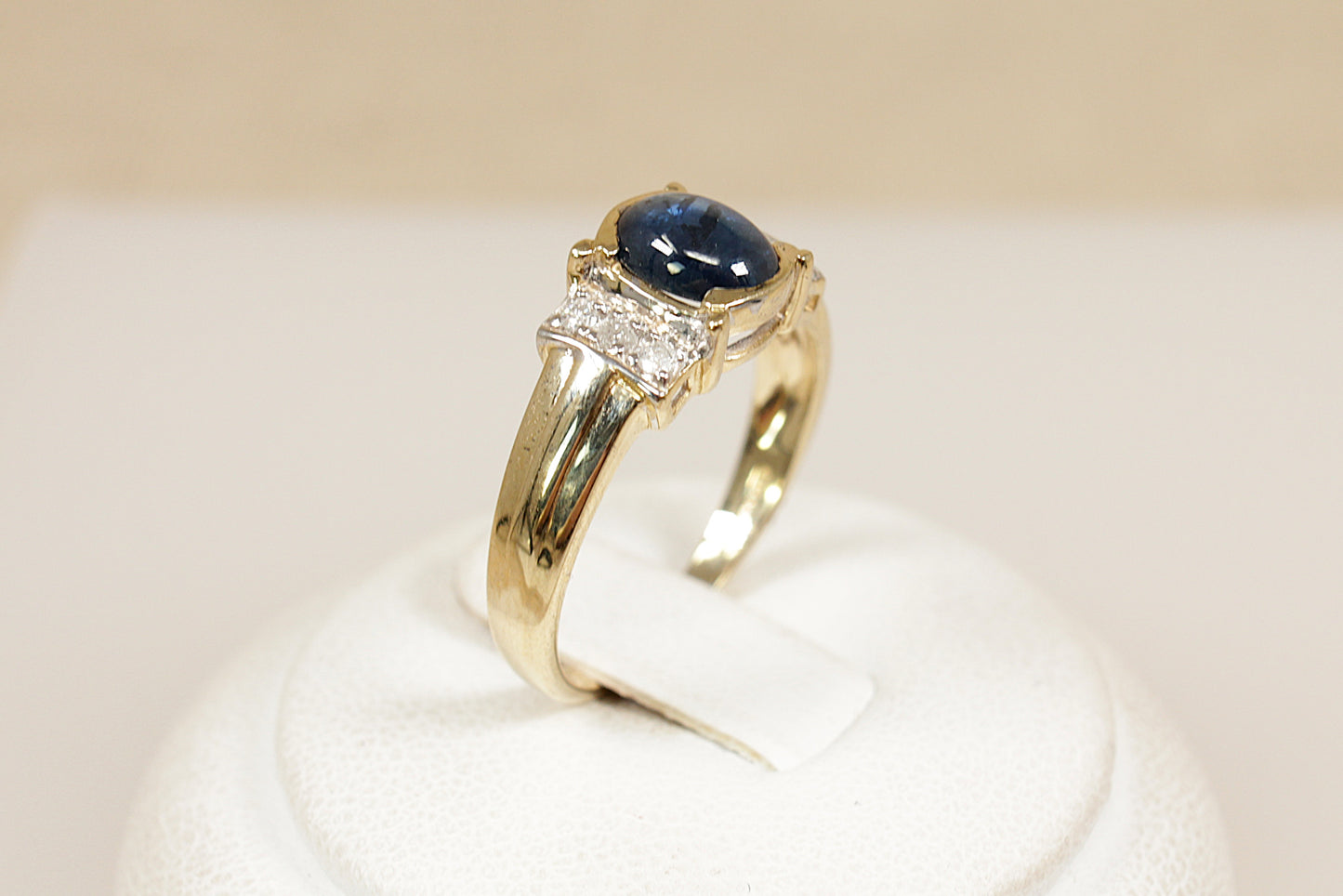 9ct Sapphire and Diamond Ring