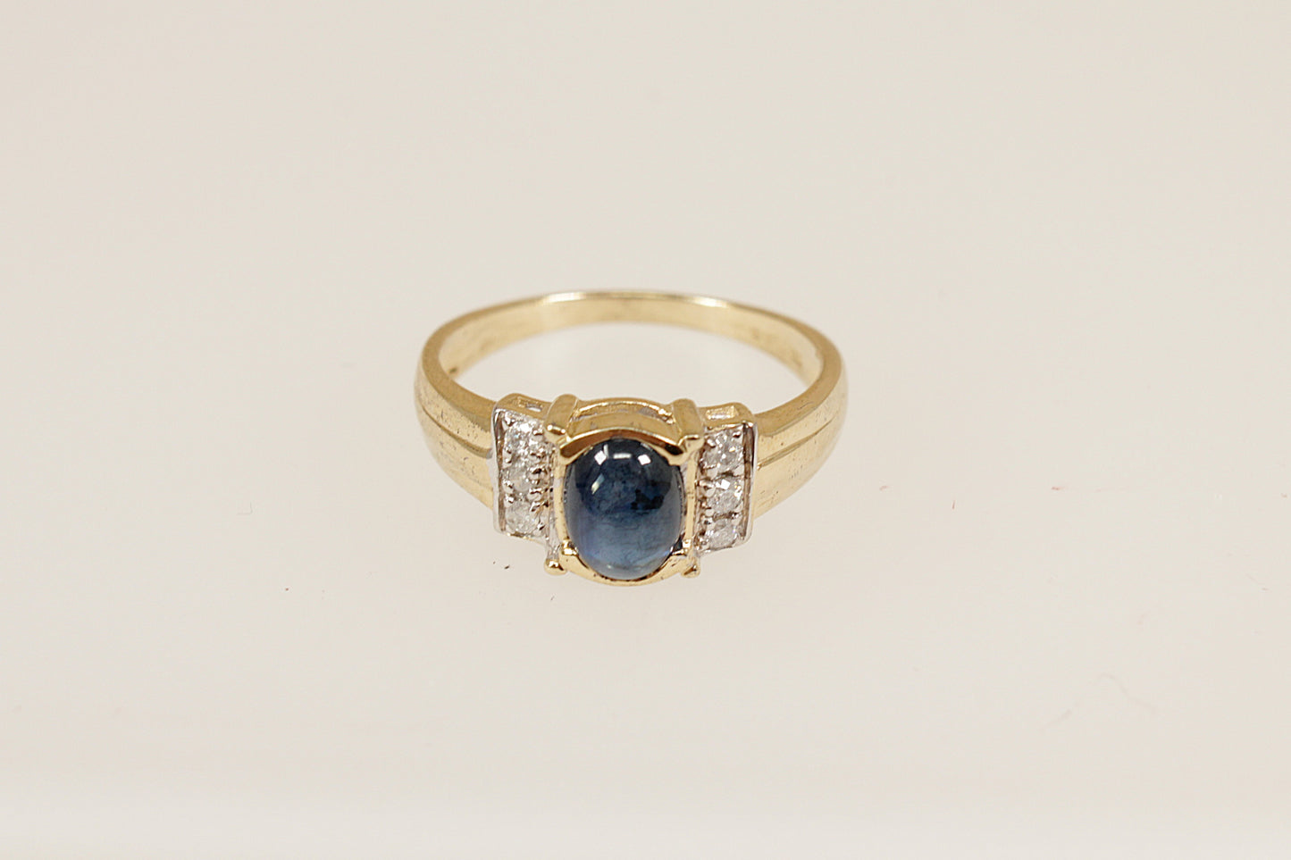 9ct Sapphire and Diamond Ring