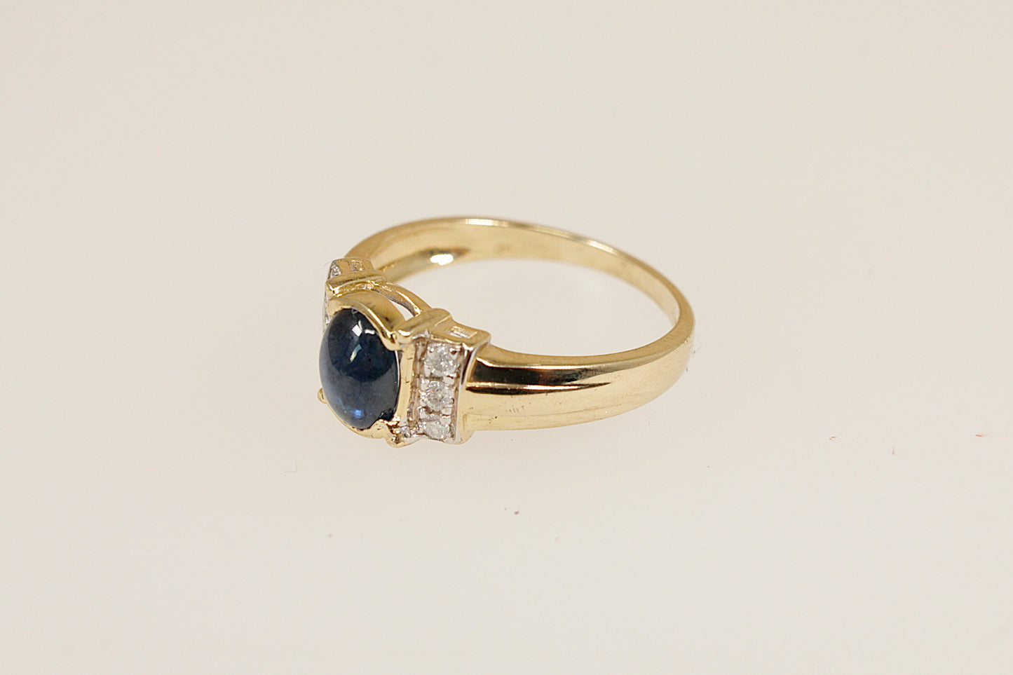 9ct Sapphire and Diamond Ring