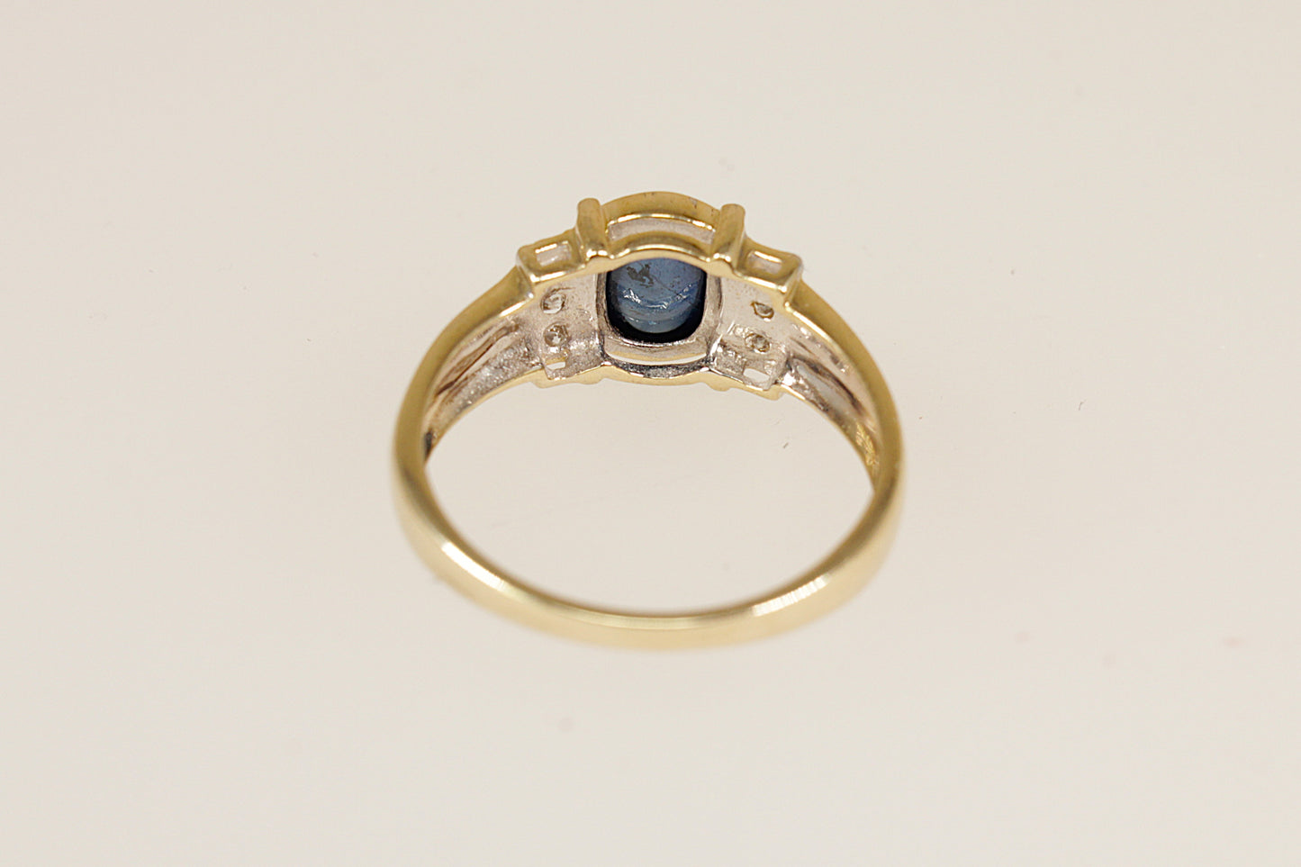 9ct Sapphire and Diamond Ring