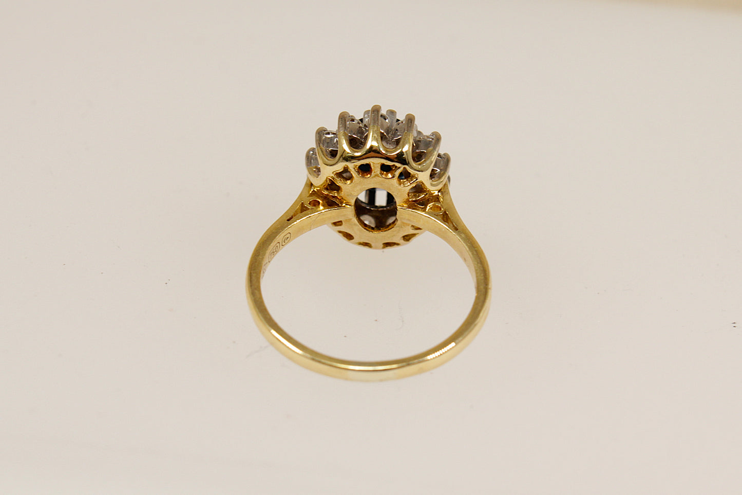 18ct Gold Sapphire and Diamond ‘Diana’ Ring