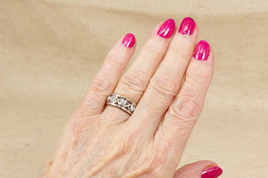 Silver Full Eternity Ring