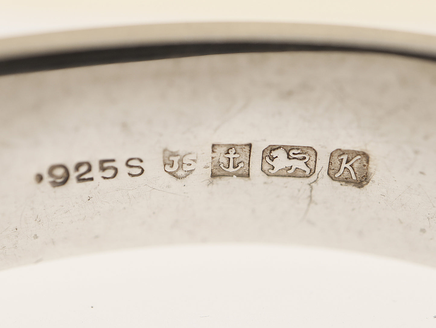 Vintage Silver Fully Etched Hinged Bangle