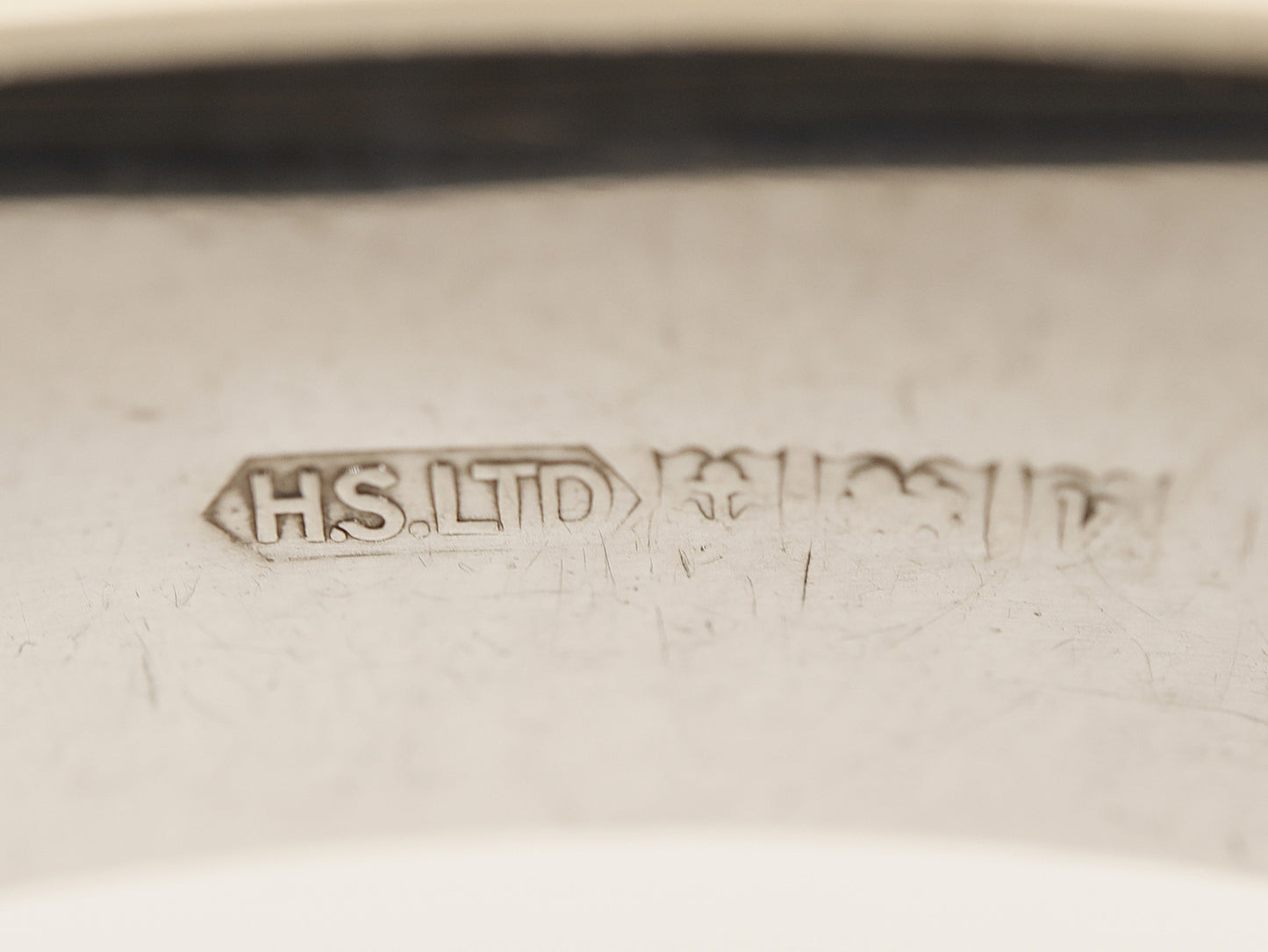 Vintage Silver Hinged Bangle