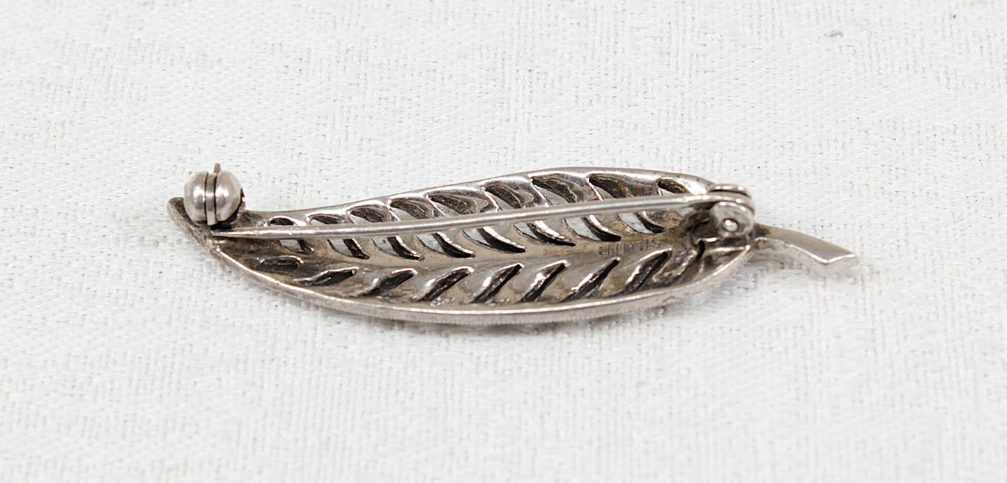 spilla in marcasite color argento 5061