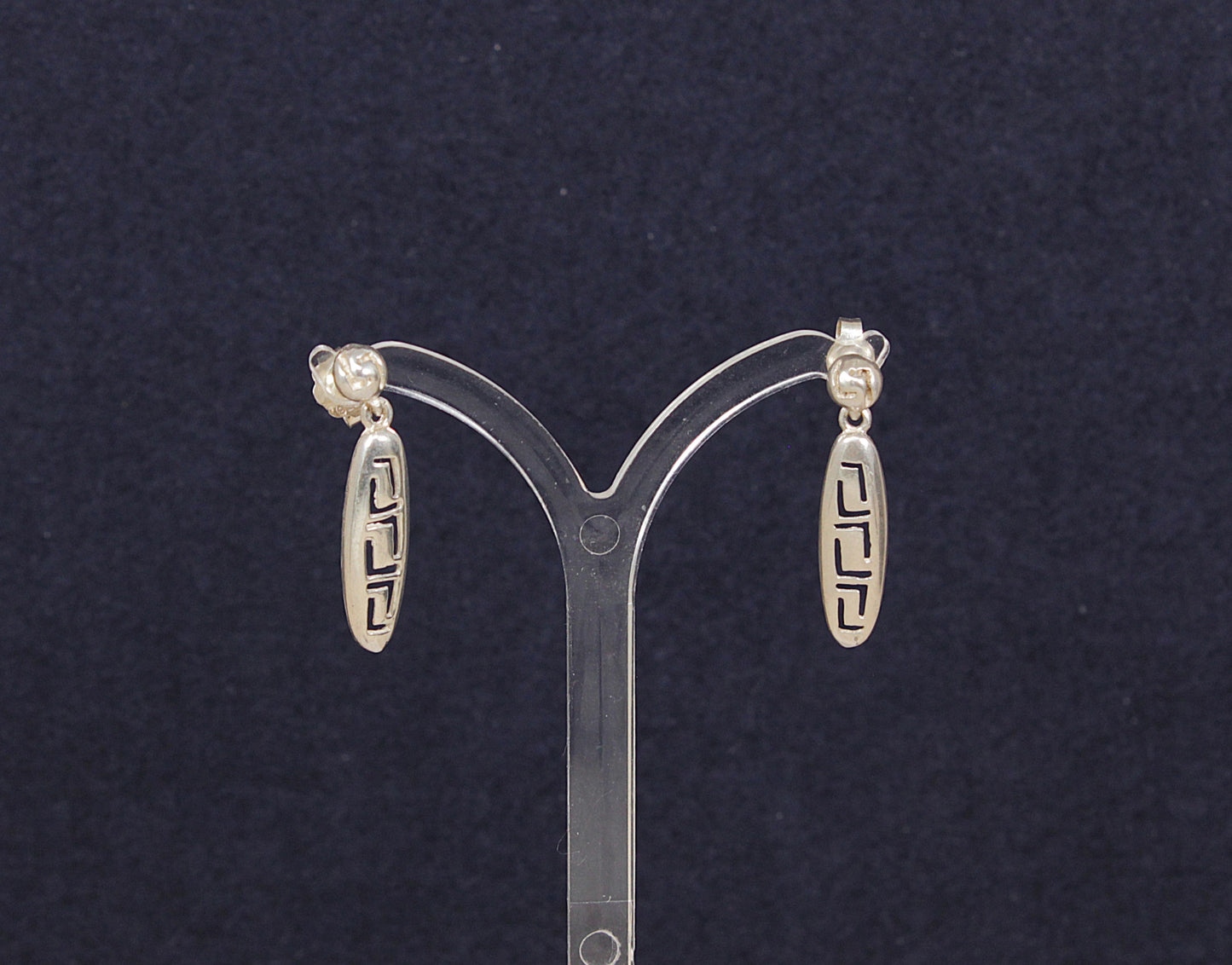 Charming Sterling Silver Openwork Drop Earrings
