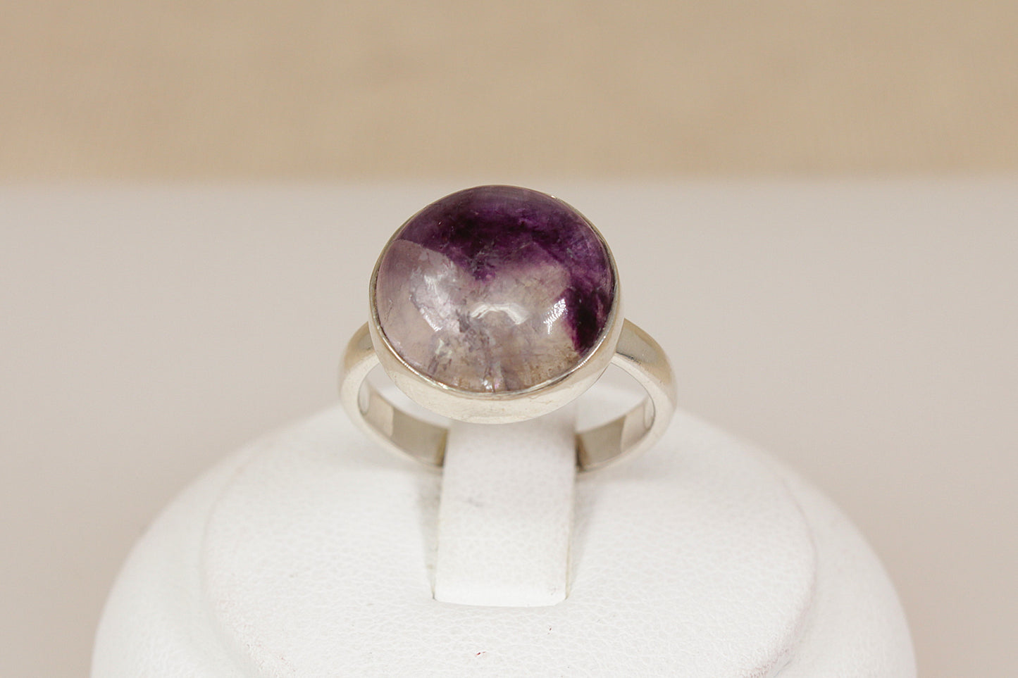 Silver Blue John Ring