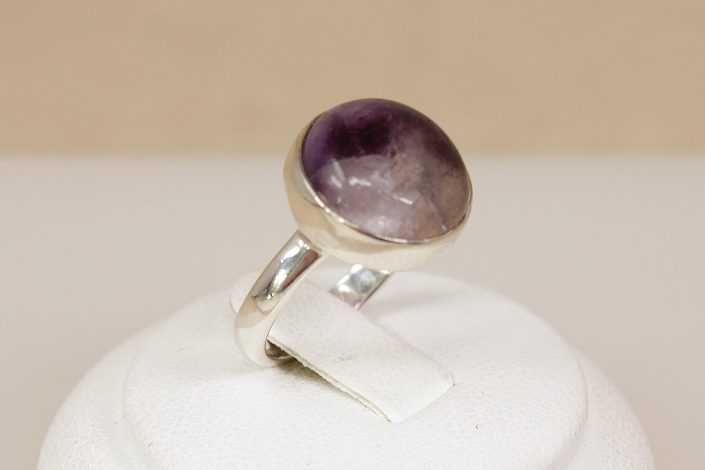 Silver Blue John Ring