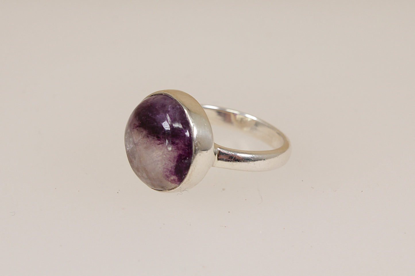 Silver Blue John Ring