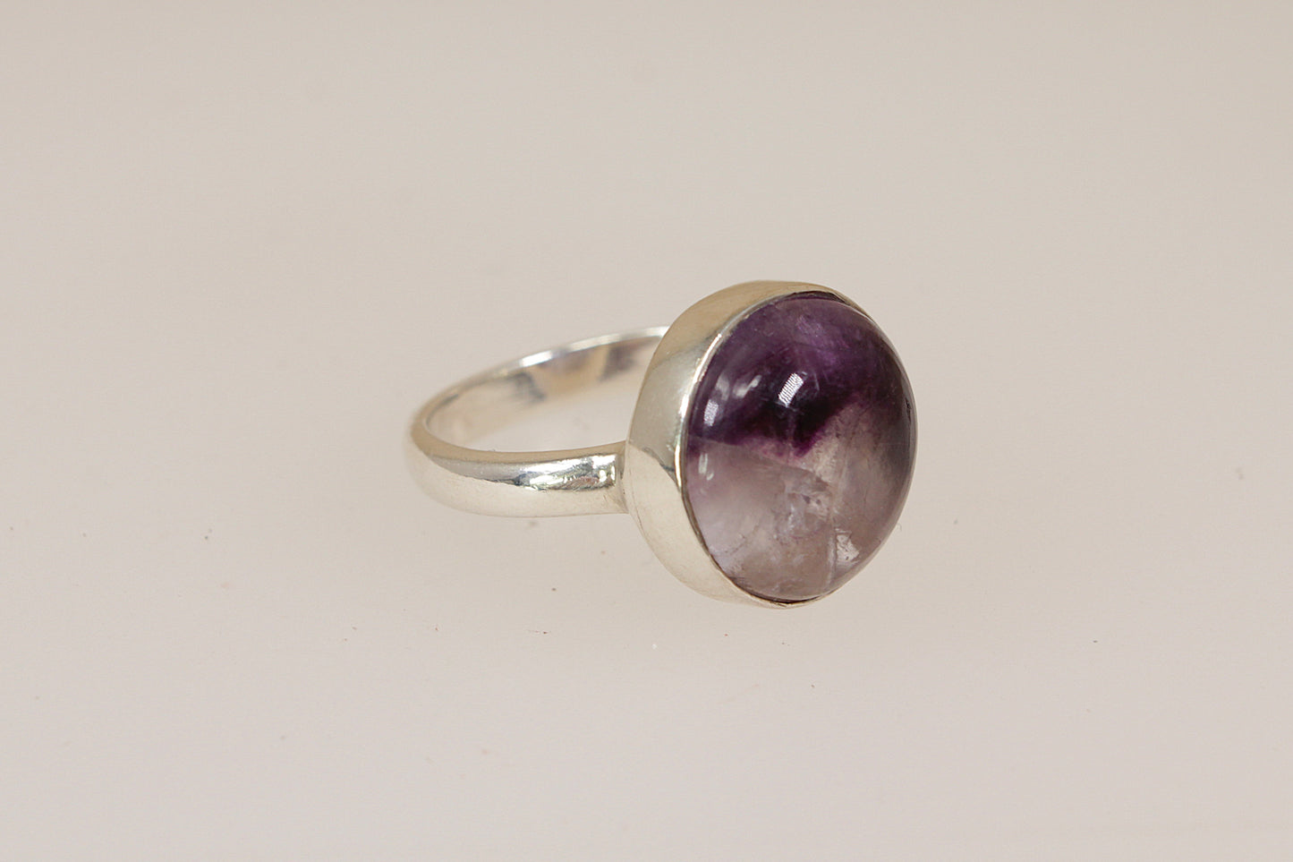 Silver Blue John Ring