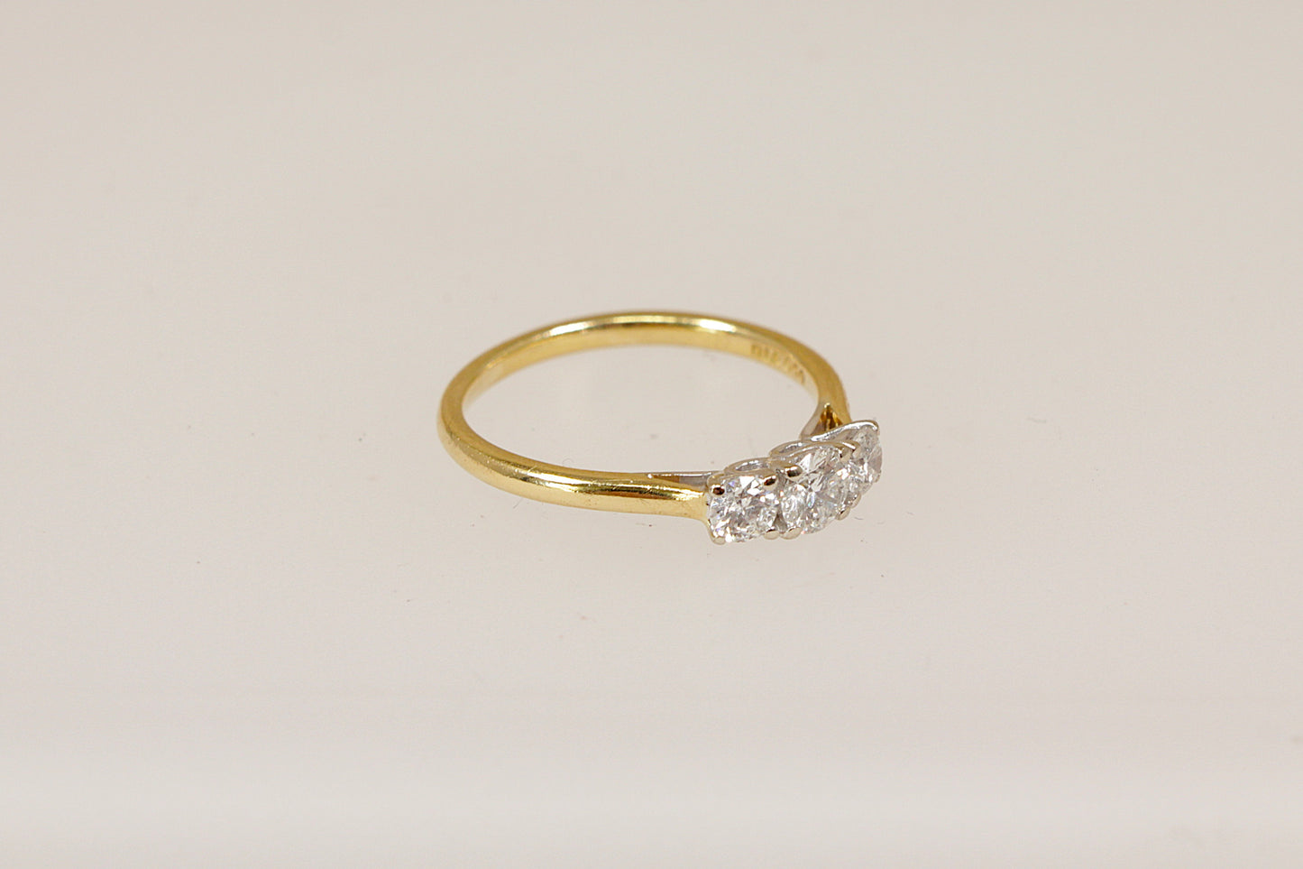 18ct Gold Diamond Trilogy Ring