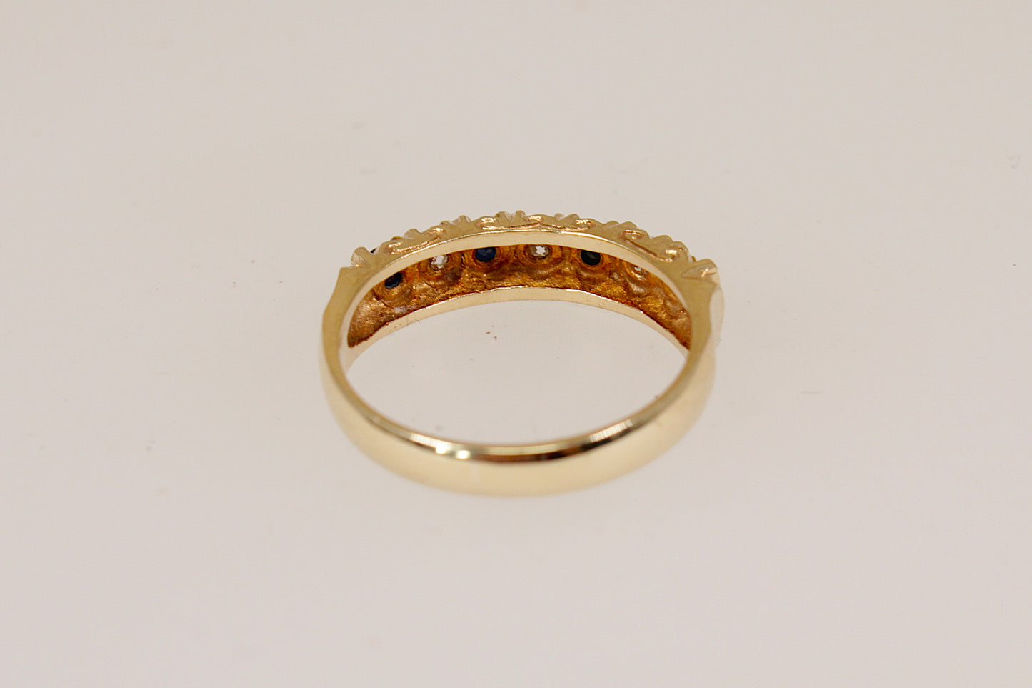 Vintage 9ct Gold ‘Edwardian’ Style Sapphire & Diamond Ring