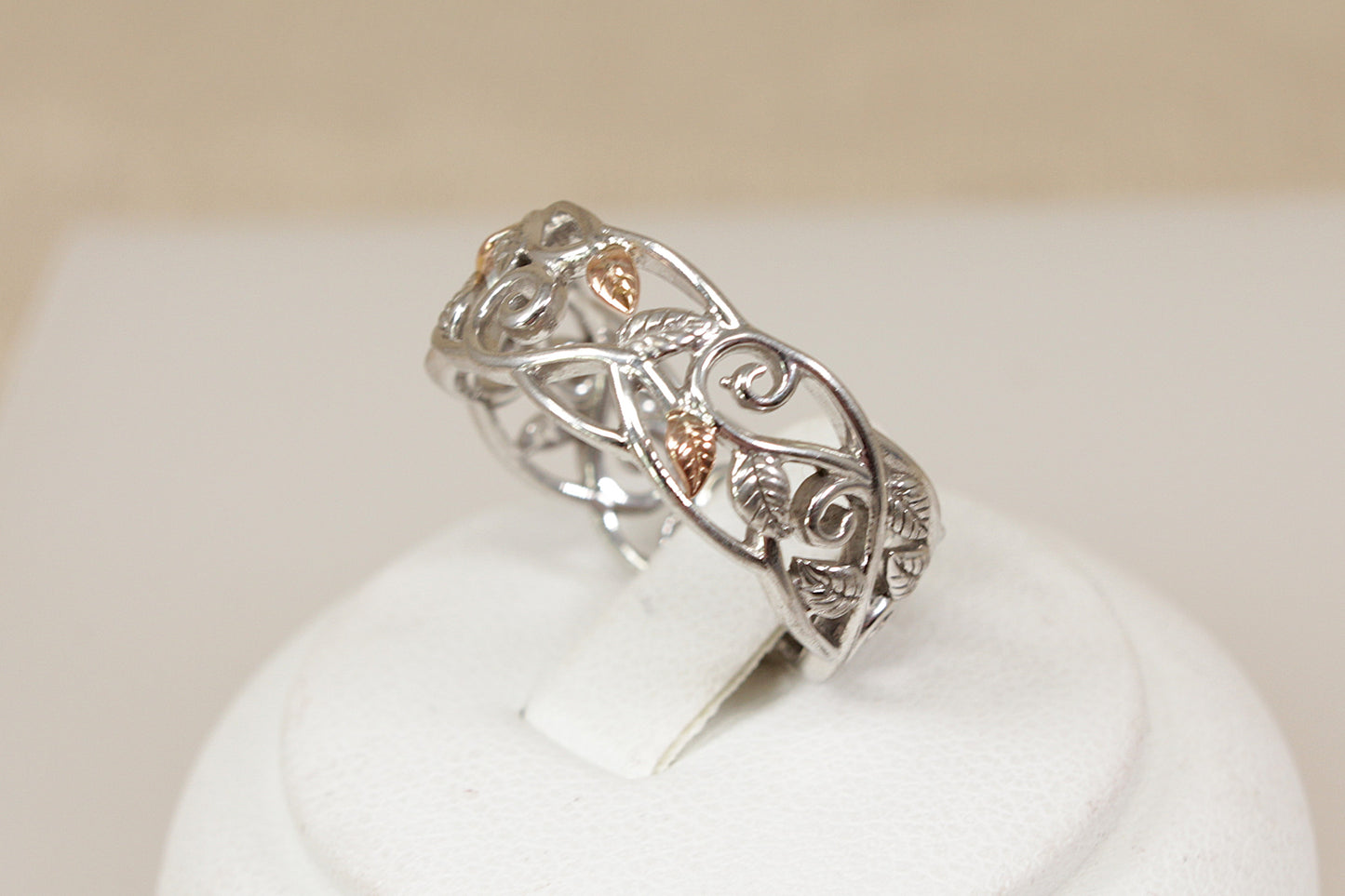 Welsh Clogau Sterling Silver Vine Ring