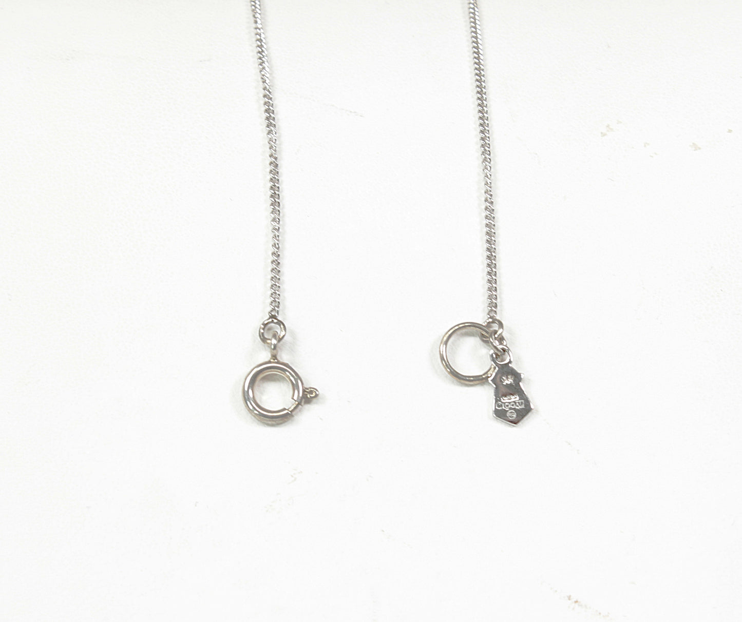 Stylish Silver & Gold Welsh Clogau Pendant Necklace